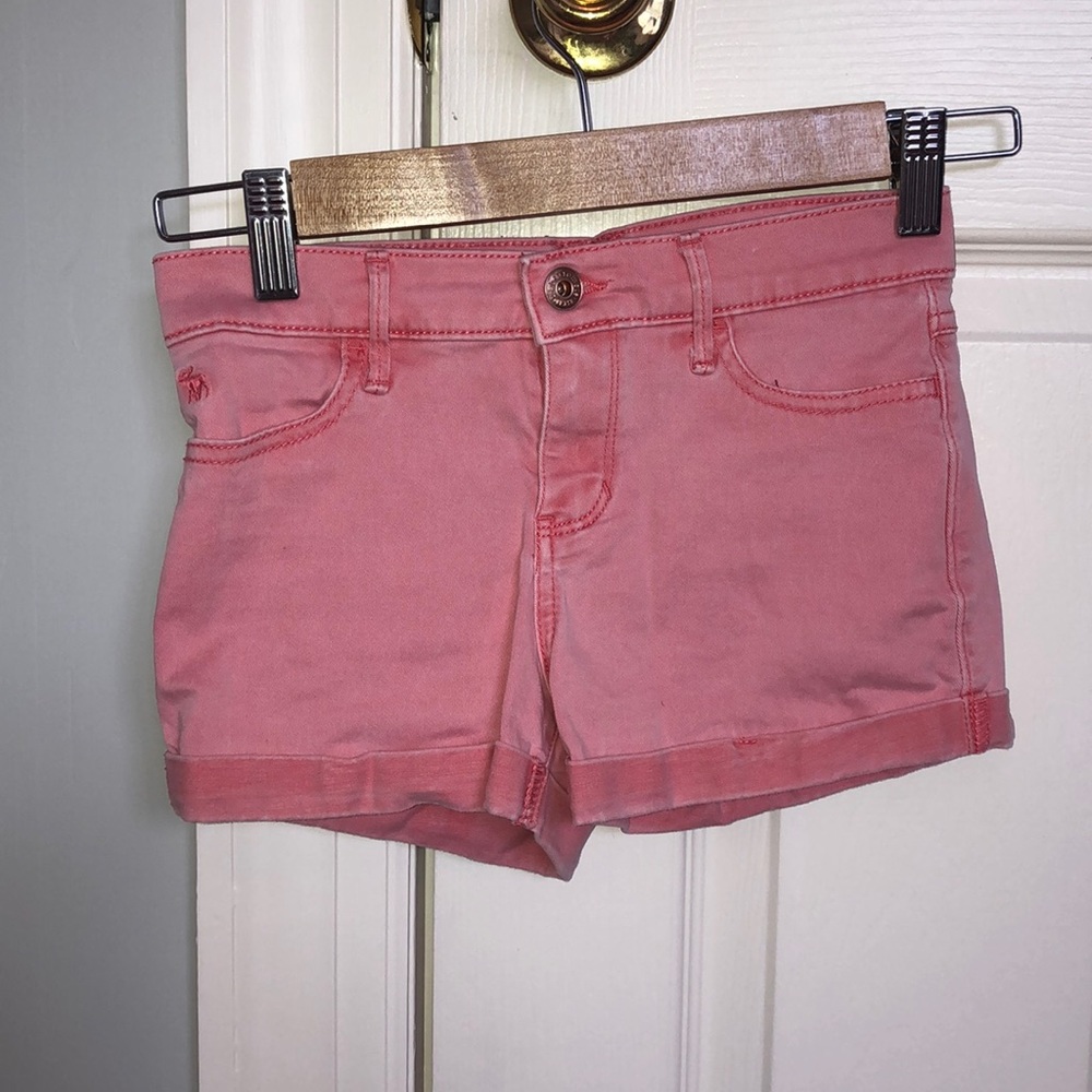 Adorable Light pink jean shorts for kids